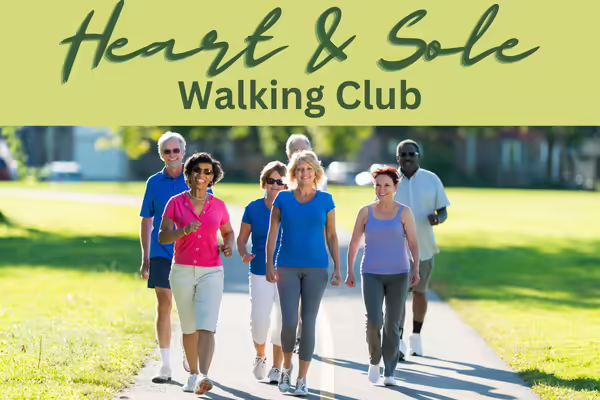 people on a walking trail