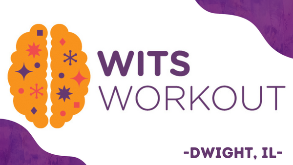 brain located next to the words Wits Workout