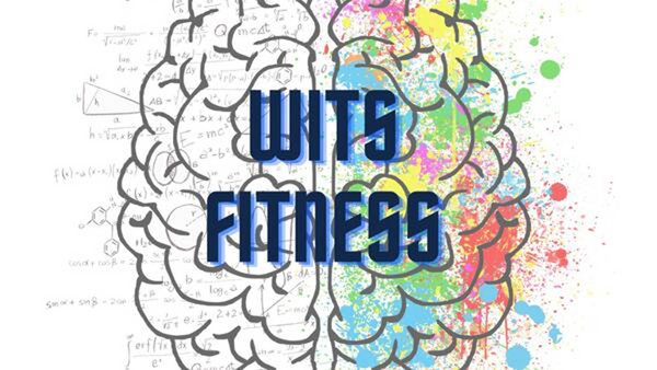 graphic of a brain with text Wits Fitness