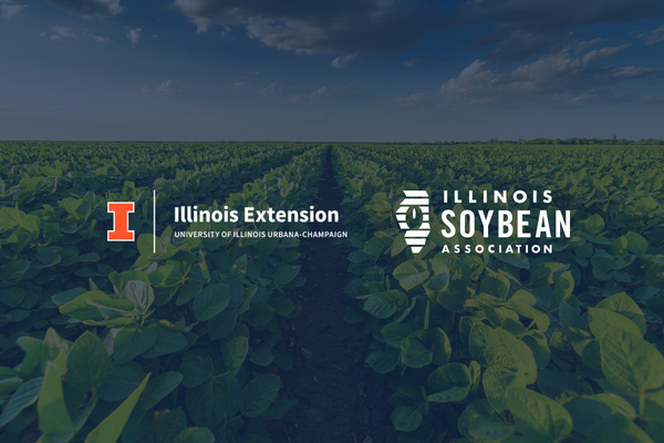 Illinois Extension and Illinois Soybean logos