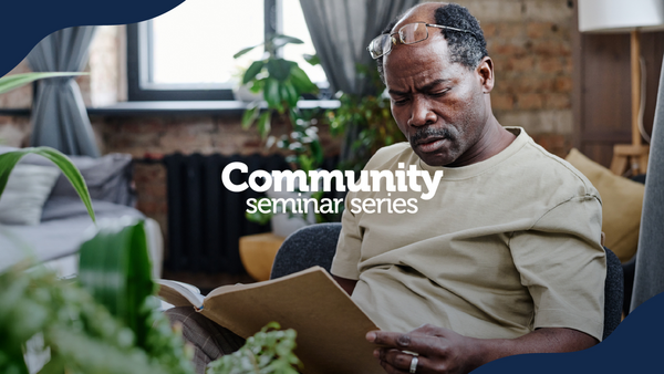 A man reading a book