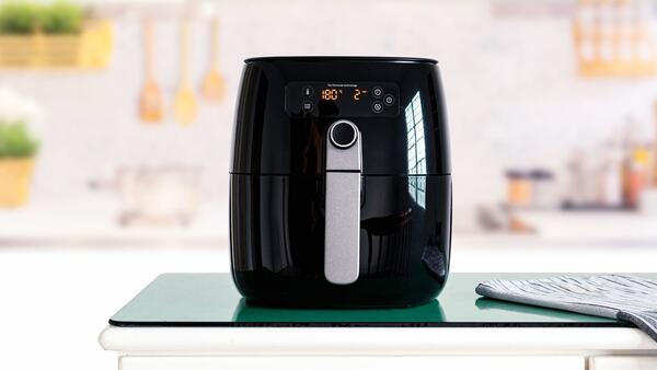 Air fryer on countertop