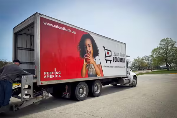 Eastern Illinois Food Bank truck