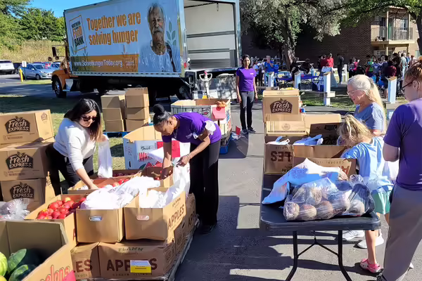 food distribution site