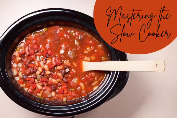 slow cooker with soup