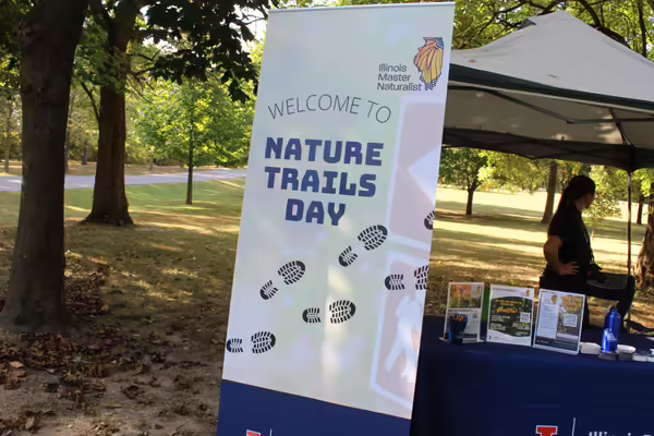 Nature Trails Day welcome banner