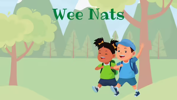 Children playing in nature