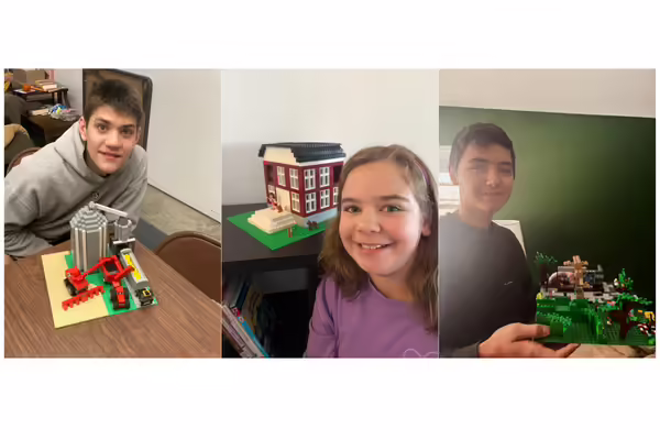 Winners pose with their winning creations.