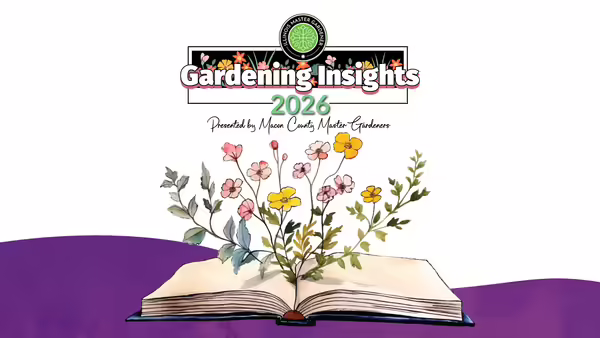 Open book with colorful flowers sprouting from the middle.