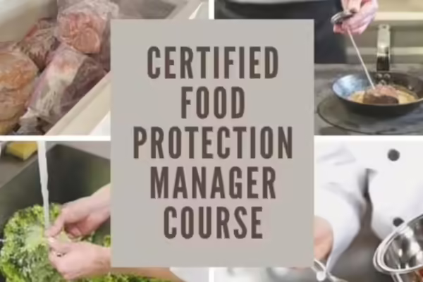 Four pictures of preparing food