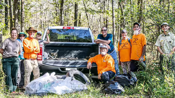 trash blast participants