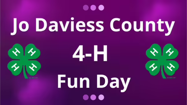 Jo Daviess County 4-H Fun Day with 4-H Clovers