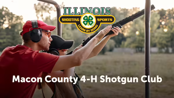 Man helping child hold a gun