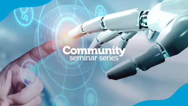 A human and robot finger