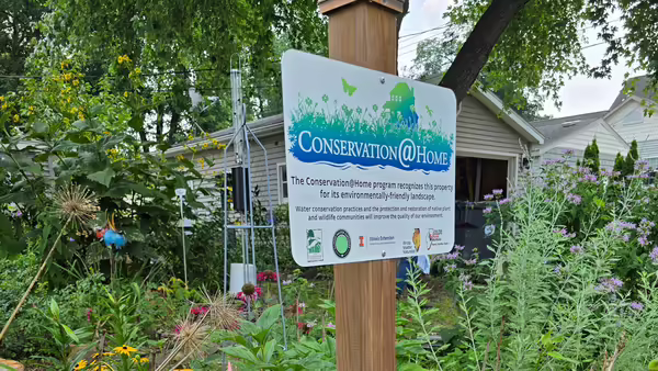 Conservation at Home sign
