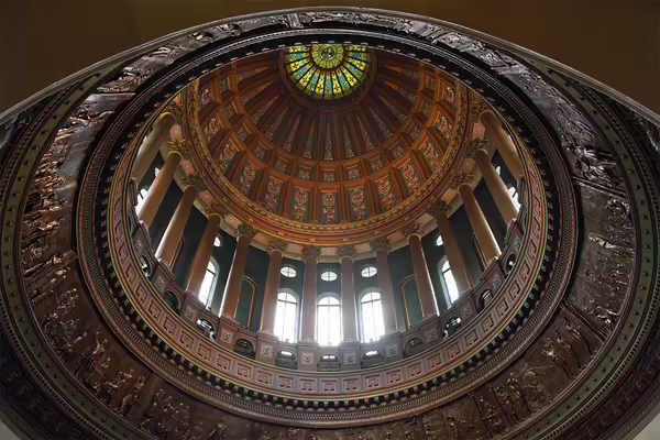 Illinois state capitol rotunda 