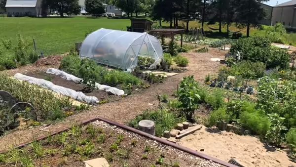 A garden plot at Freemont Township 