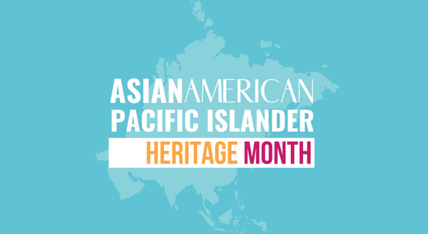 map of asia with the text "asian american pacific islander heritage month"