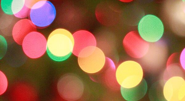 sparkle blurred lights