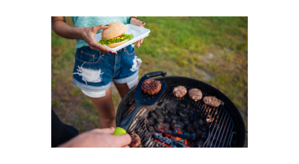 outdoor grill, hamburgers, hotdogs
