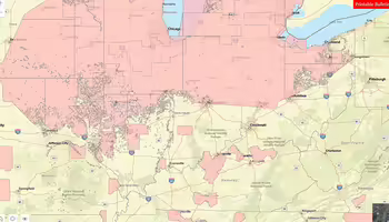 Map of Illinois PULAs