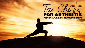 Person Doing Tai Chi on a Mountain