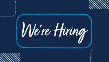 We're Hiring 