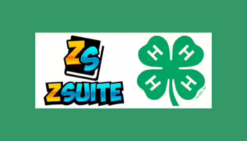 Zsuite and 4-H logos