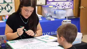 4-H Judge and member at General Project Show