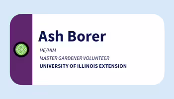 example master gardener volunteer name tag