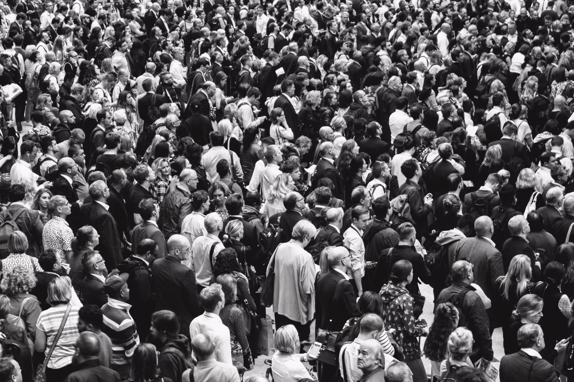 Unsplash photo of crowd