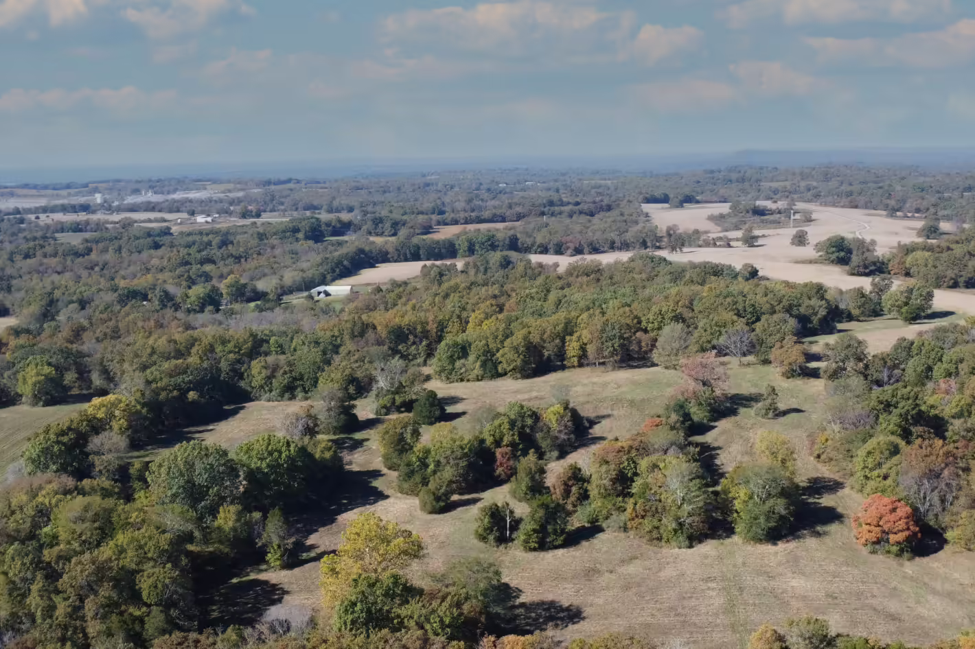 aerial photo of Johnson County