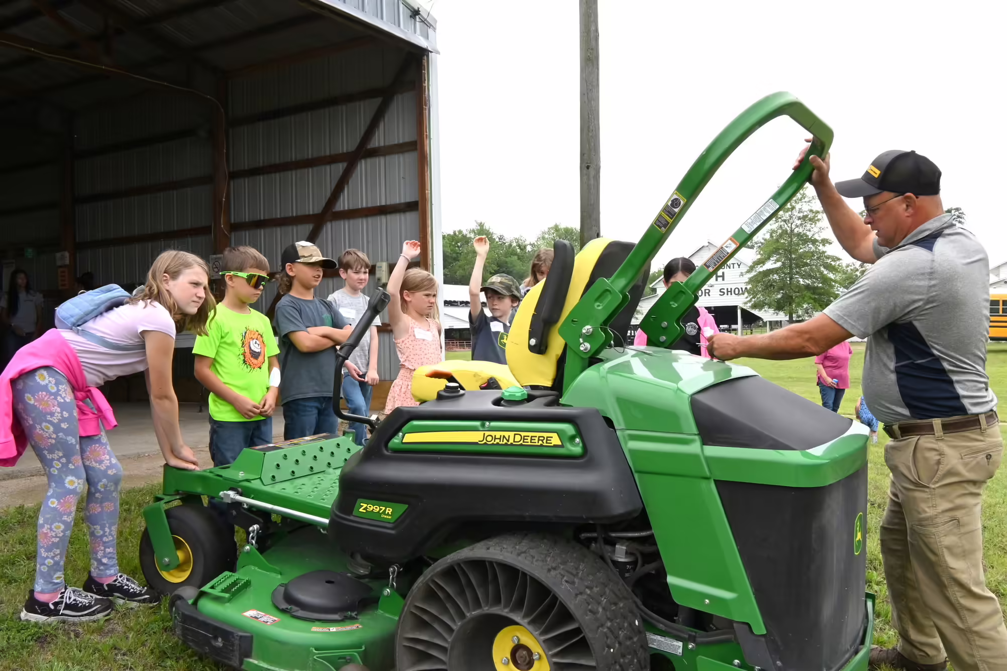 Farm Safety mower safety session