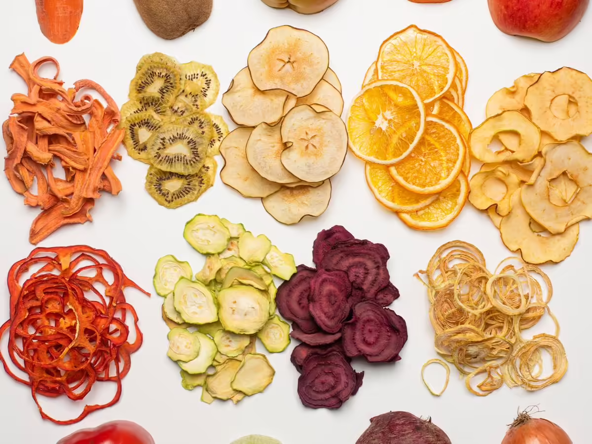 dried fruit and vegetables chips