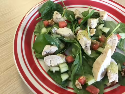 chicken melon salad