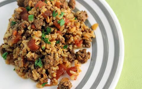 Texas Hash with Brown Rice