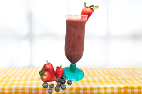 Berry Smoothie on a table 