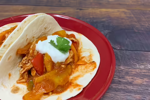 Slow Cooker Chicken Fajitas