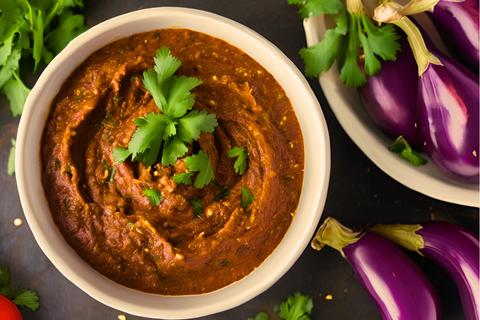 Smoky Eggplant Zaalouk (Dip)  