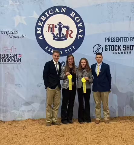 state 4-H livestock judging team winner