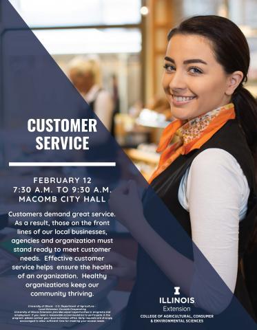 customer service workshop flyer