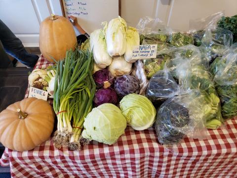 Local growers have a variety of produce available now that can help make your Thanksgiving more locally-sourced.  Photo Credit: Erin Harper, Illinois Extension