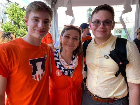 Tina Heidrich with her sons