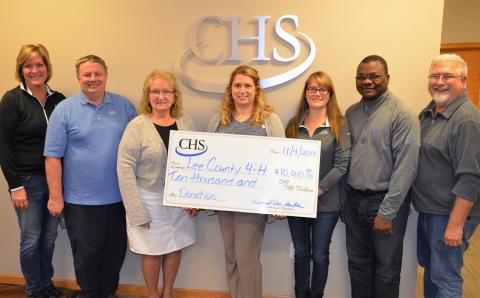 CHS Donates to Lee County 4-H Program