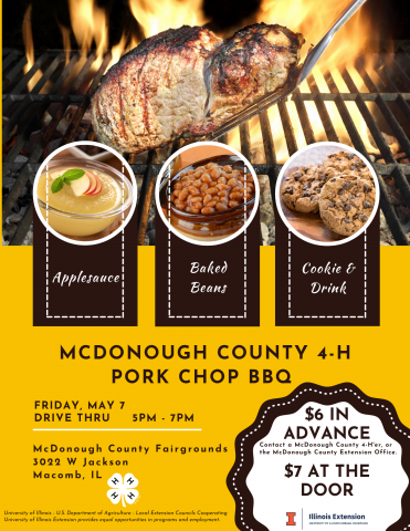mcdonough county 4-h pork chop bbq