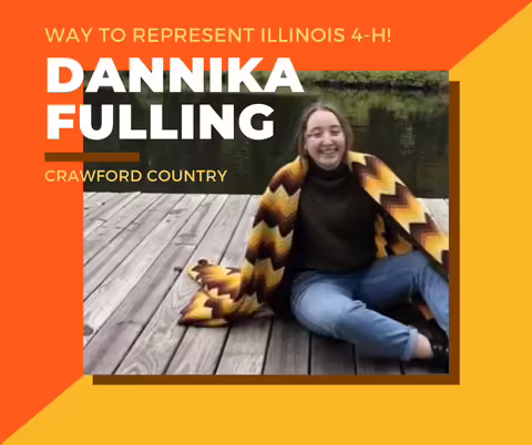 Dannika Fulling sitting on dock