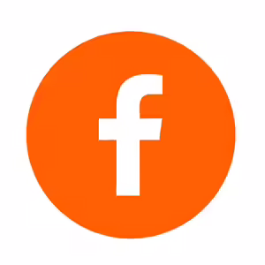 Orange Facebook icon