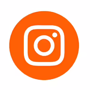 Orange Instagram icon