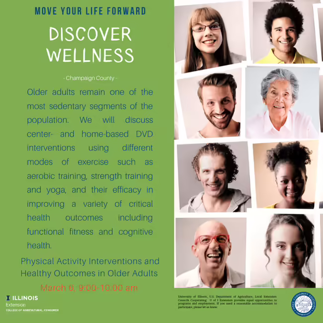 Physical Activity Interventions and Healthy Outcomes in Older Adults event description