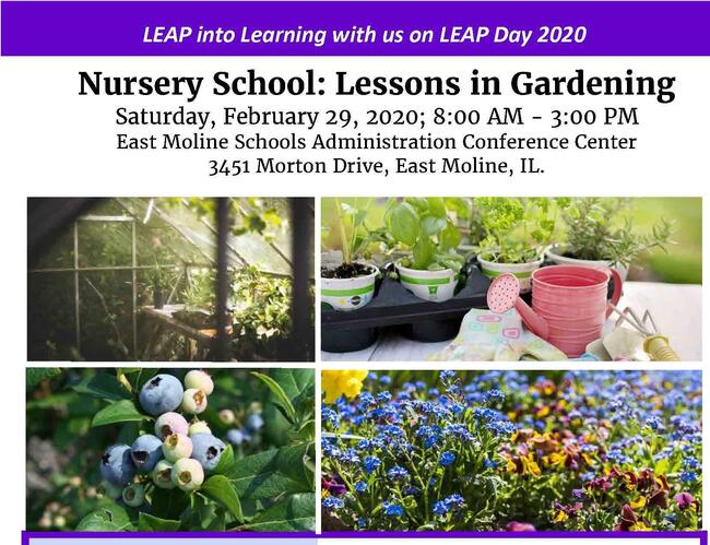 nursery school: lessons in gardening